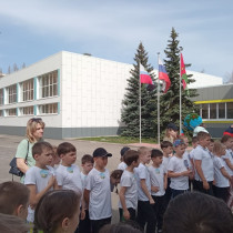 Учащиеся приняли участие в маршрутной игре «Зарница» и «Первая помощь».